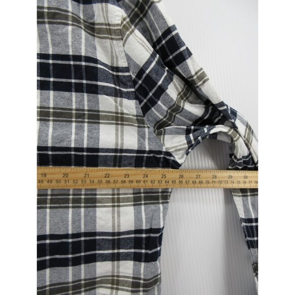 Barbour Shirt XXL Flannel Button Down Plaid Tailored Fit Preppy Cotton - Picture 5 of 11